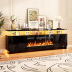 MXV 70" Fireplace TV Stand for TVs up to 80", Entertainment Center - Image 8