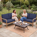 8Pcs Patio Cushion Covers Stretch Outdoor Furniture Protector Slipcovers | - Image 2