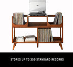 Crosley Furniture Asheville Mid-Century Modern Media Console Record Player Stand - Image 6