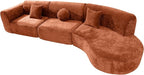 Merax 140" Curved Polyester Sectional Sofa Set, 7 Seat Modern Cloud Couch - Image 7