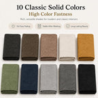 Mini Chenille Linen Blend Upholstery Fabric by the Yard, 57 Inch Wide Soft - Image 4