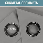 H.VERSAILTEX Blackout Room Darkening Thermal Insulated Grommet Window Curtains - Image 5