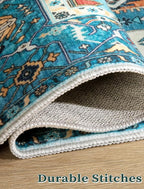 SERISSA 2'6"x16' Washable Non Slip Boho Runner Rug - Image 5