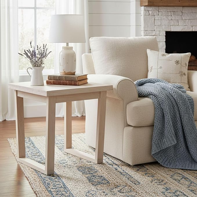 International Concepts Live Edge Solid Wood End Table - Image 2