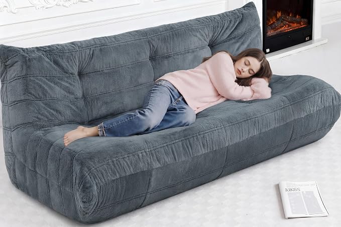 Bean Bag 3-Seater Chair Big Sofa Beanbag Chair - Image 5