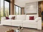 EASE MOOSE Modern 3 Seat Sectional Modular Sofa, FSC Certified Chenille Comfty - Image 3