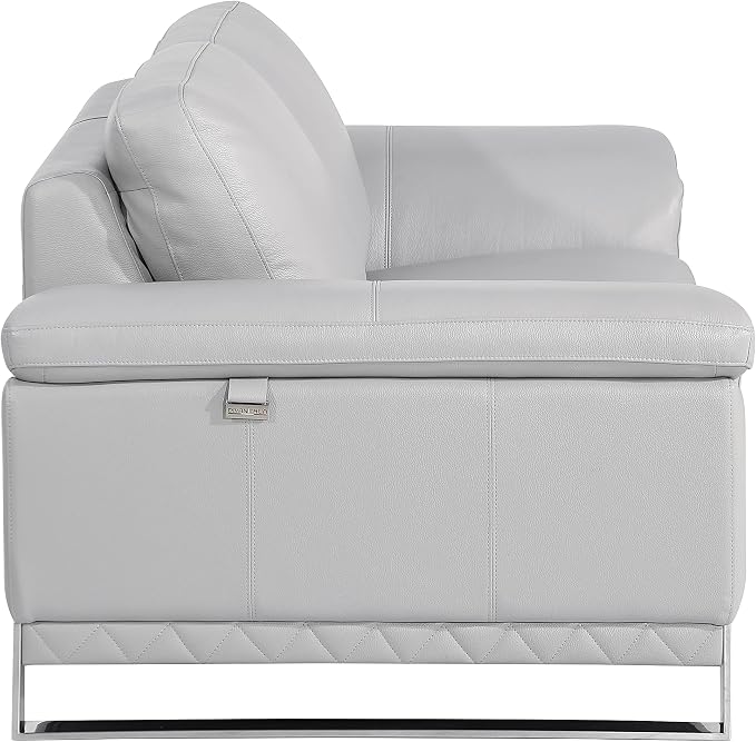 Blackjack Furniture Weston Collection Genuine Italian Leather Living Room Chair - Image 8