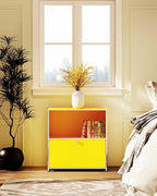 32.5-Inch Flip-Top Side Table & Buffet Cabinet - Image 8