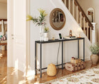 SUPERJARE Console Table with Outlet, 63 Inch Sofa Table with Charging Station - Image 7