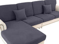 LA MEACK Couch Cushion Cover Seat Cushion Cover Stretch Armchair Cover Separate by LA+MEACK