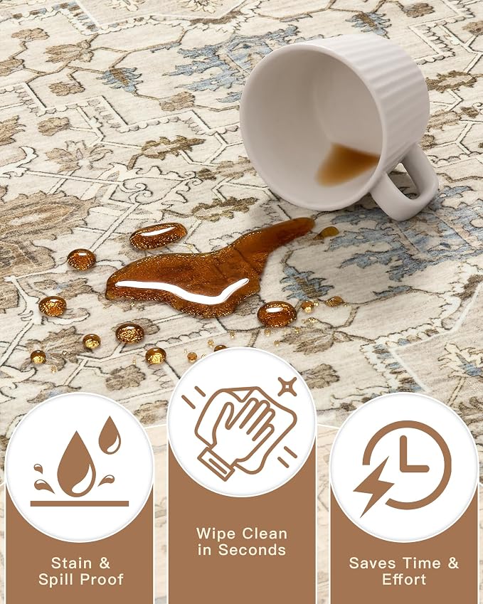 Madane Washable Runner Rug 2x6 Runners - Image 7