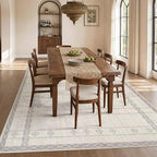 cotiled Boho 5x7 Area Rugs for Living Room: Soft Moroccan Washable Rug | Solve - Image 7