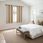MIULEE Blackout Curtains for Bedroom 2 Panel 40x63 Inch Long Biscotti Beige | - Image 6