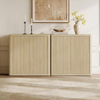 SICOTAS Buffet Cabinet with Storage Sideboard Accent Modern Credenza with Doors by SICOTAS