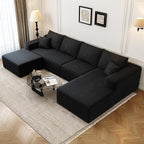 135.4"Cloud Modular Sectional Couch by Settab