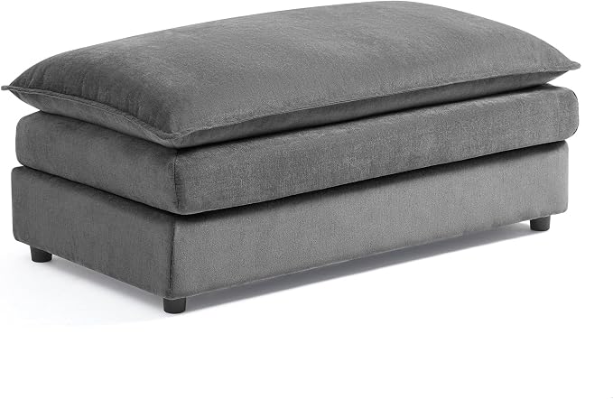 LINSY HOME Ottoman Modular for Sectional Sofa Couch, Cloud Sofa Movable Ottoman by LINSYHOME