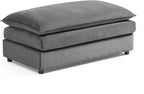 LINSY HOME Ottoman Modular for Sectional Sofa Couch, Cloud Sofa Movable Ottoman by LINSYHOME
