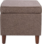 HomePop Home Decor | Dinah Collection Modern Storage Ottoman | Ottoman - Image 11