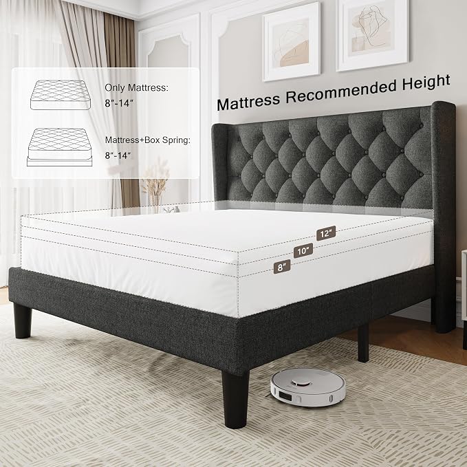 Einhomn Queen Size Platform Bed Frame - Image 5