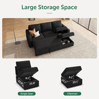 HONBAY Modular Sectional Sleeper Sofa - Image 7