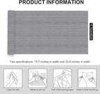 Grey Grasscloth Peel and Stick Wallpaper Faux Linen Textured Self Adhesive - Image 2