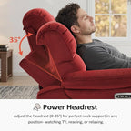 MCombo 87.2'' Wall Hugger Power Recliner Sofa - Image 6