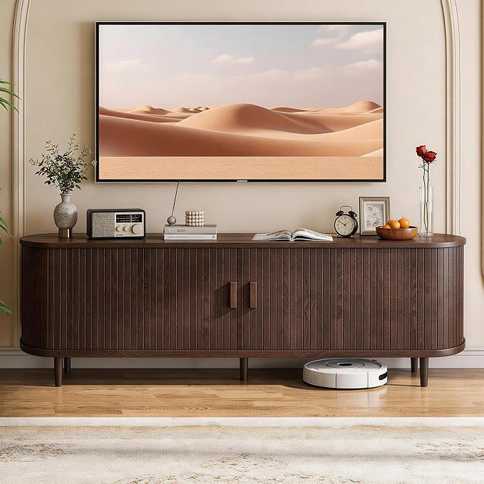 58" Mid Century Modern TV Stand - Image 2