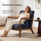 Mid Century Accent Chair, Comfy Arm Chair - Image 4