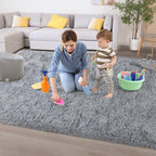 Chicrug Soft Area Rugs for Bedroom Living Room Plush Fluffy Rug 4x6 | Shag - Image 8