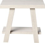 Roundhill Furniture Athens Contemporary Wood Shelf Side Table - Image 4