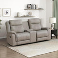 Lexicon Manual Double Reclining Loveseat, Polished Microfiber Manual Wall by Lexicon