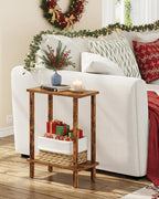 TUTOTAK Small Side Table, Narrow End Table, Skinny Sofa Table, Slim Nightstand - Image 8