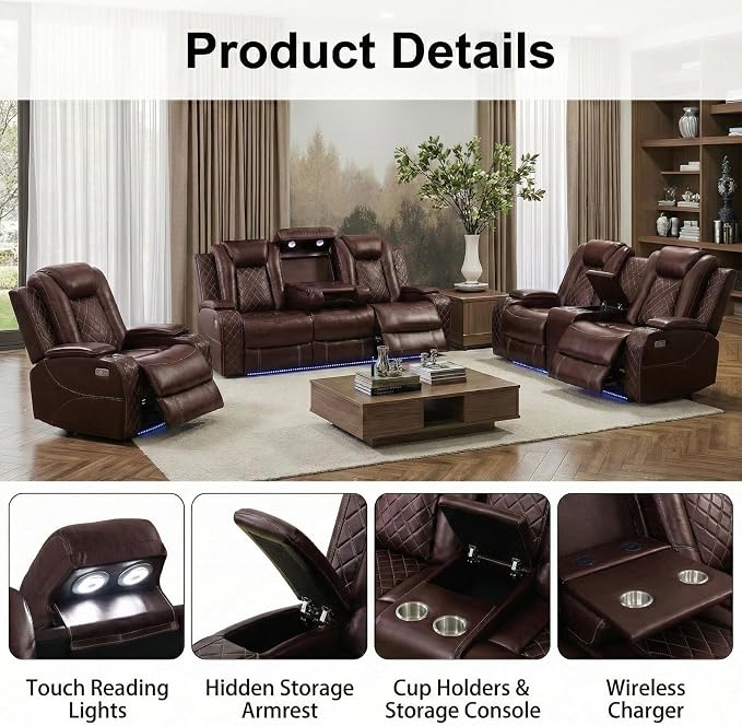 3-Piece Power Recliner Set - Image 4