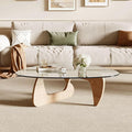 Modern Coffee Table for Living Room and Small Spaces, 43.3" x 29.5" x 15.8" by Unknown