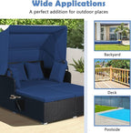 Tangkula Patio Rattan Daybed - Image 9