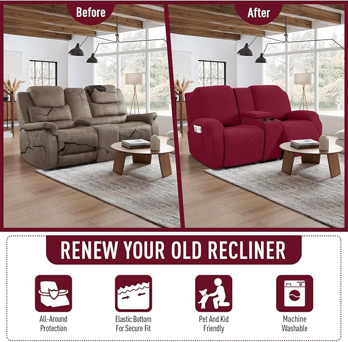 TAOCOCO Loveseat Recliner Cover - Image 5