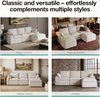 Novilla Modular Cloud Couch, Modern Sectional Sofa - Image 22