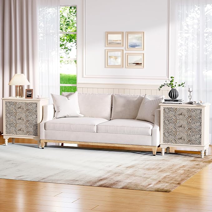 SUNBURY Night Stand Set 2, Accent End Table - Image 2