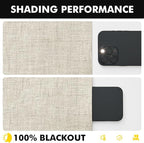 MIULEE 100% Blackout Linen Curtains - Image 7