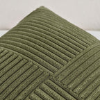 Fancy Homi 2 Packs Olive Green Lumbar Decorative Throw Pillow Covers 20x28 Inch - Image 4