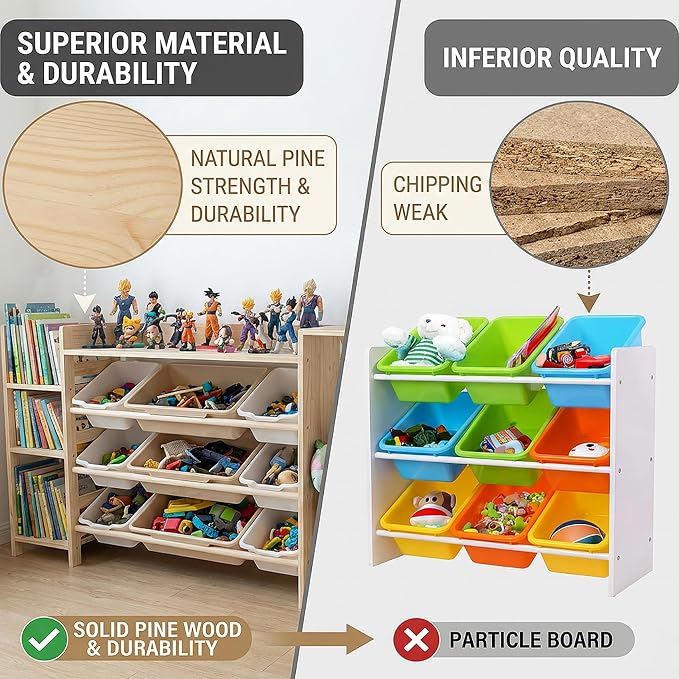 Amdermi Kid's Toy Storage Organizer - Image 5