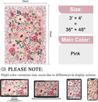 DUKINO 3x4 Area Rug, Floral Washable Rug - Image 2