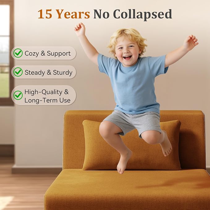 Fold Out Chair Bed, Folding Sofa Bed, 3 in 1 Convertible Sleeper Chair Bed - Image 6