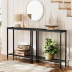 HOOBRO 29.5" Narrow Console Table, Small Entryway Table - Image 4