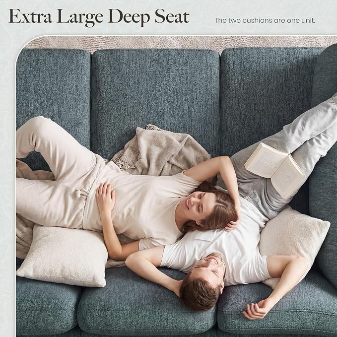 Belffin 111" Cloud Sectional Sleeper Sofa - Image 7