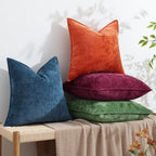 decorUhome Summer Couch Euro Sham Throw Pillow Covers 24x24 Set of 2, - Image 6