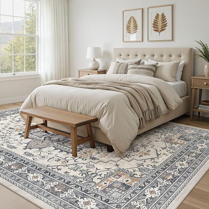 UERMEI 10x14 Area Rug Living Room Rugs - Image 4