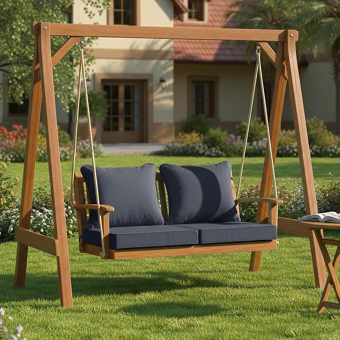 Summsun Outdoor Chair Cushion 19 x 19 Inch, Backrest and Seat Cushion Set - Image 8