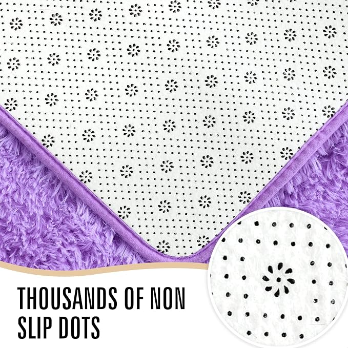 LOCHAS Area Rugs Fluffy Living Room Carpets - Image 4
