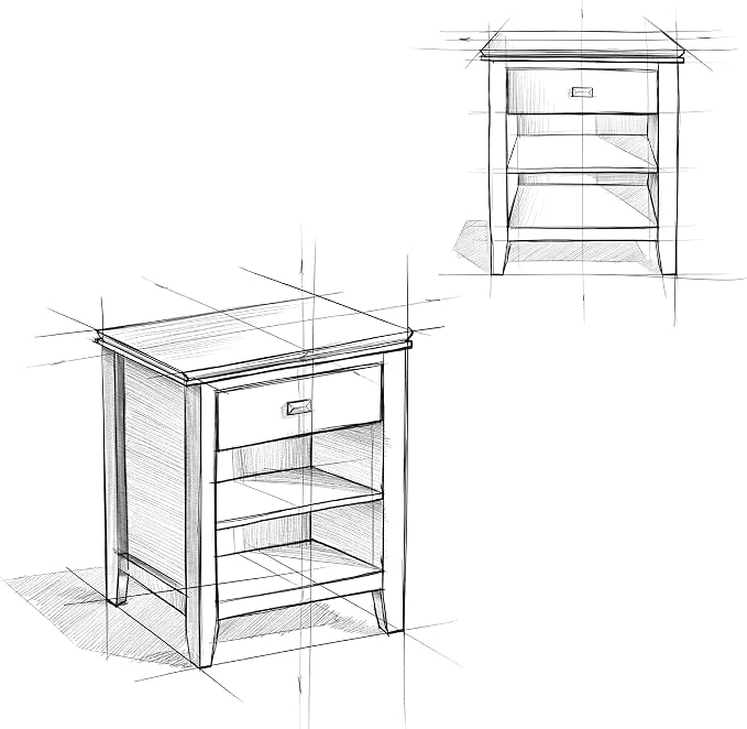 SIMPLIHOME Artisan Bedside Table - Image 13